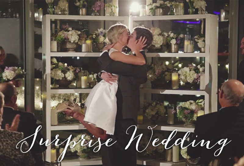 PenWeddings A Surprise Wedding... for the Bride!