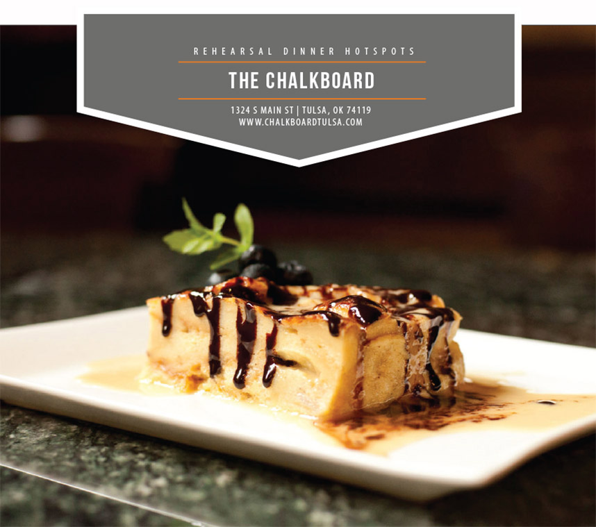 Tulsa Rehearsal Dinner Hotspot The Chalkboard