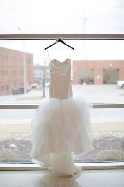 Glam Winter Wedding  in Tulsa  Paige Austin