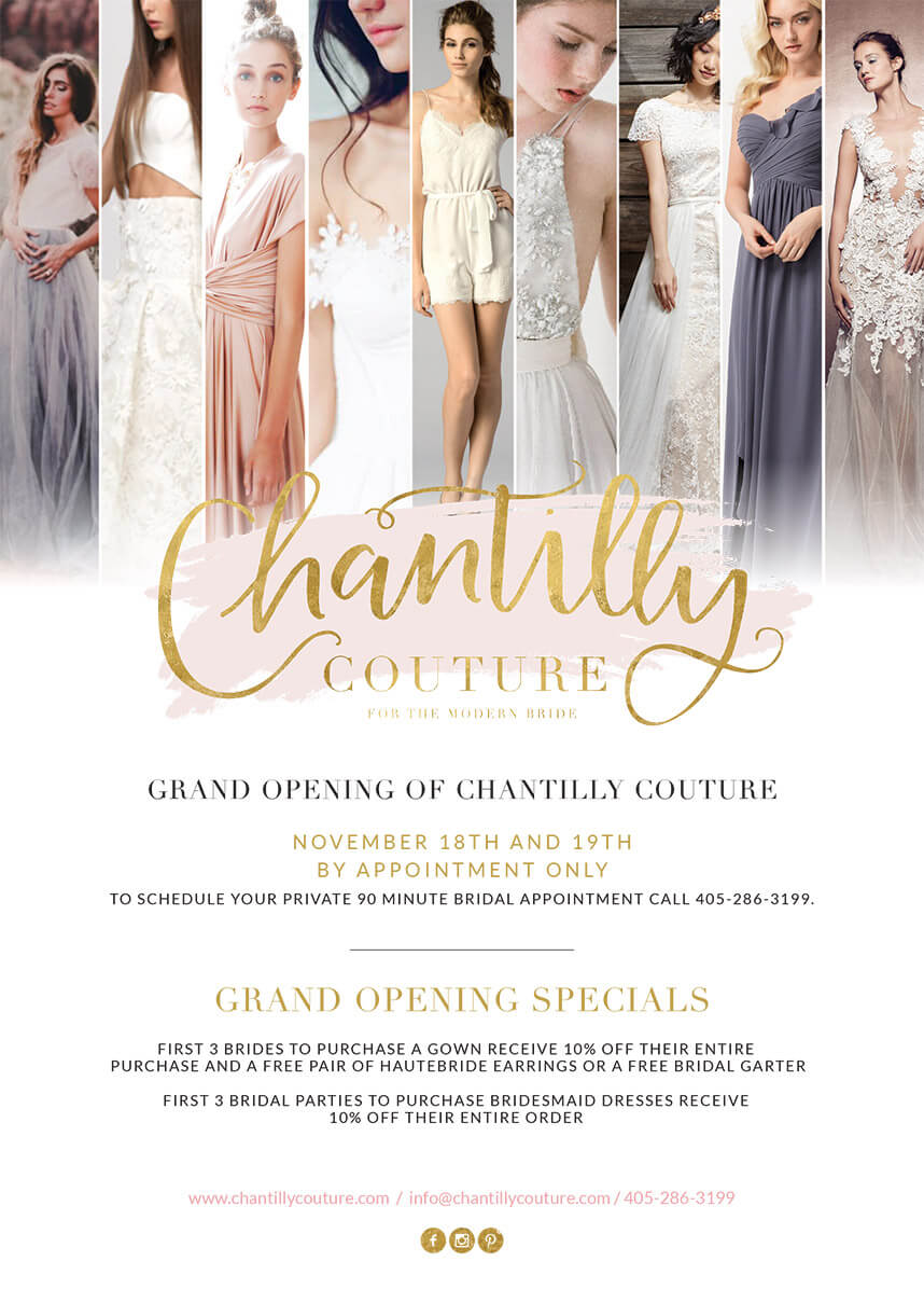 fashion grand opening flyer