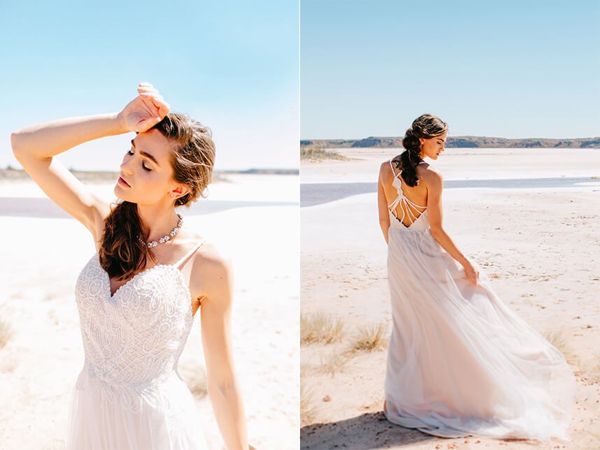 Roam: A Wildly Romantic Wedding Gown Shoot