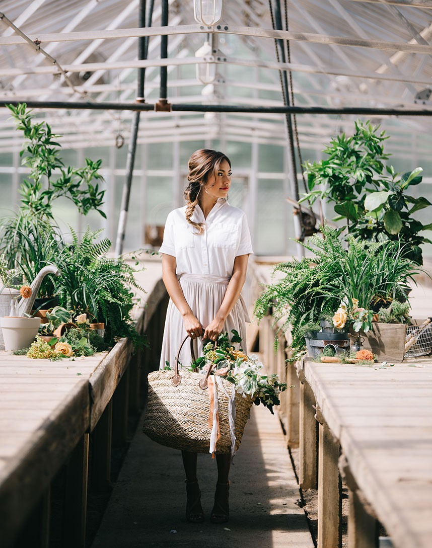 Garden Greenhouse Wedding Floral Inspiration