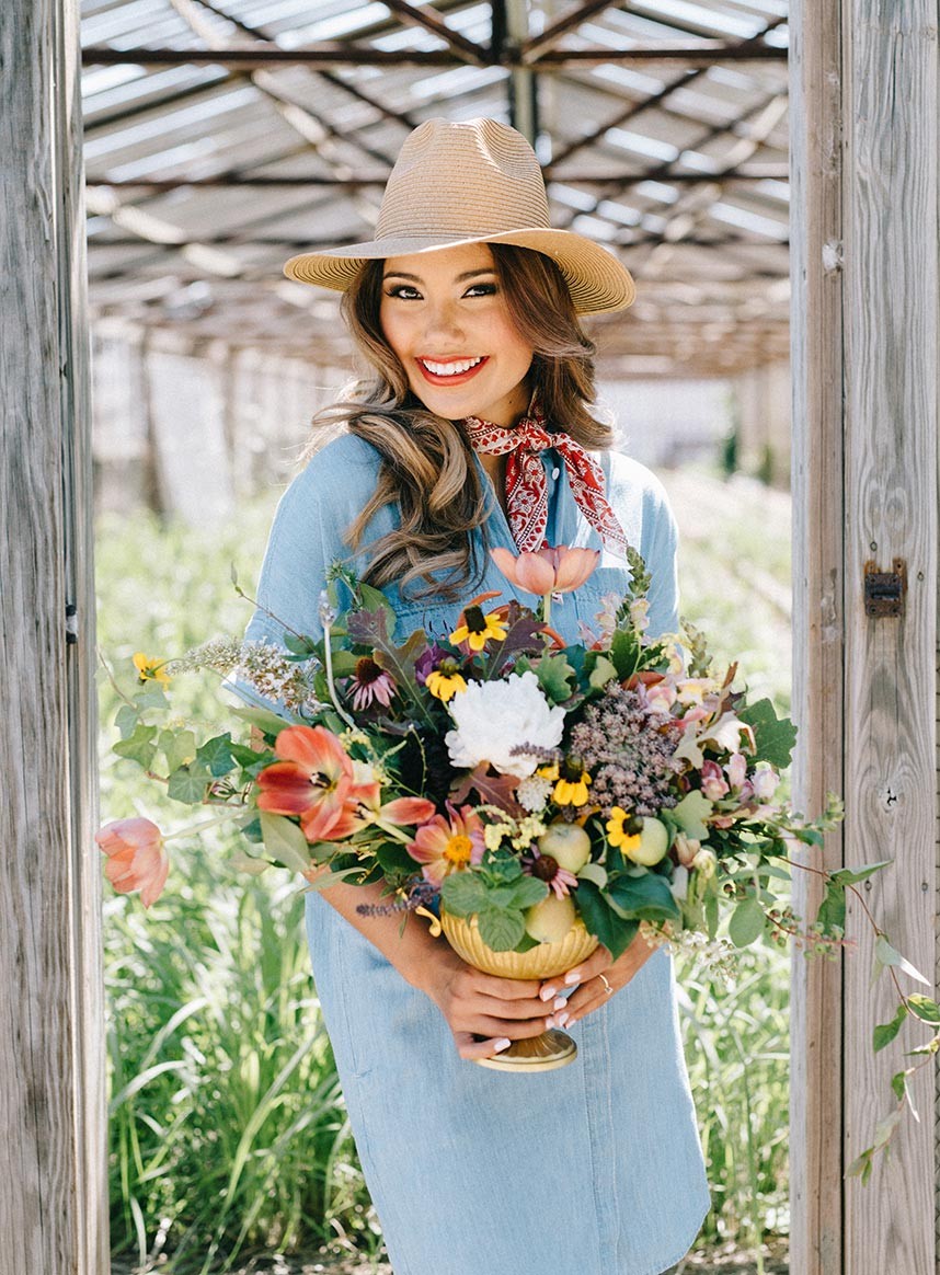 Garden Greenhouse Wedding Floral Inspiration