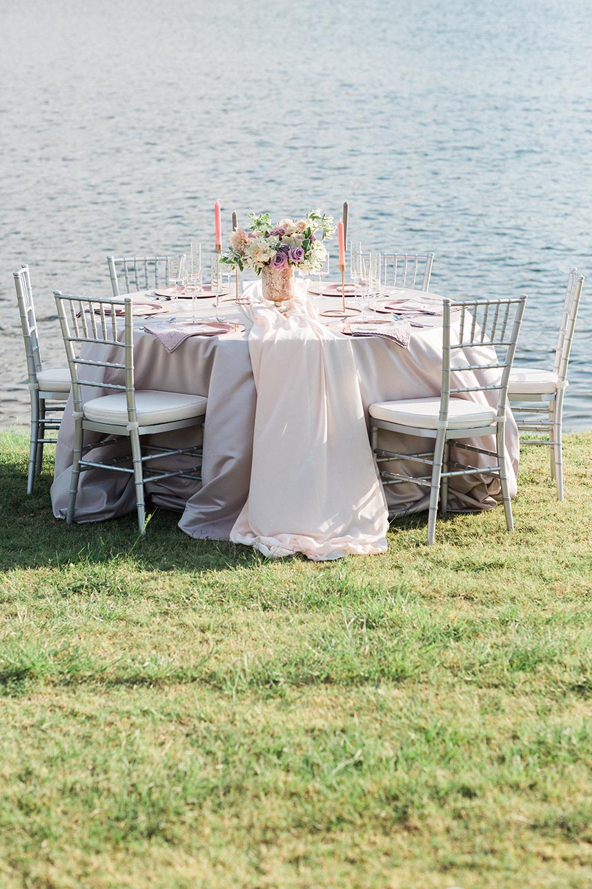 Dreamy Lakeside Wedding Inspiration from XO Events + Design