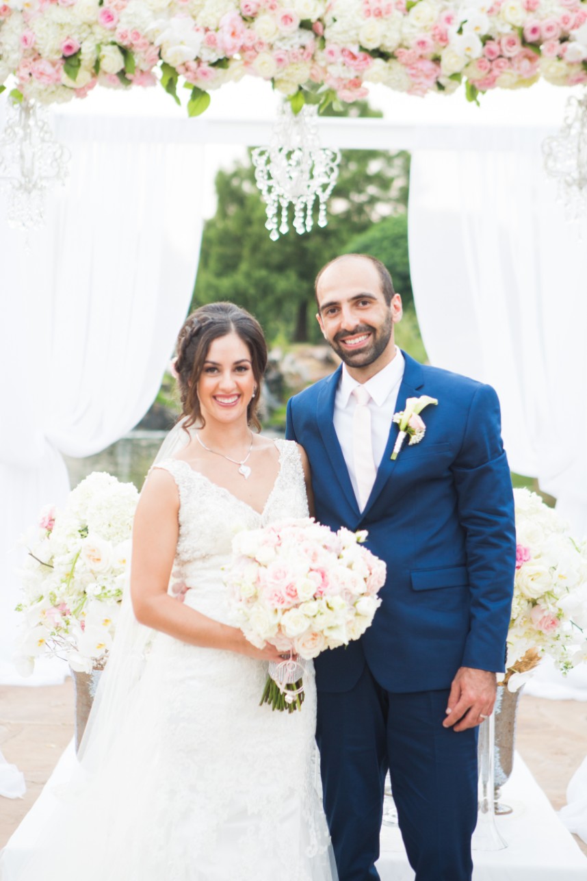 Glam Blush Coles Garden Wedding Shayda Zahrai Weds Amir Omoumi