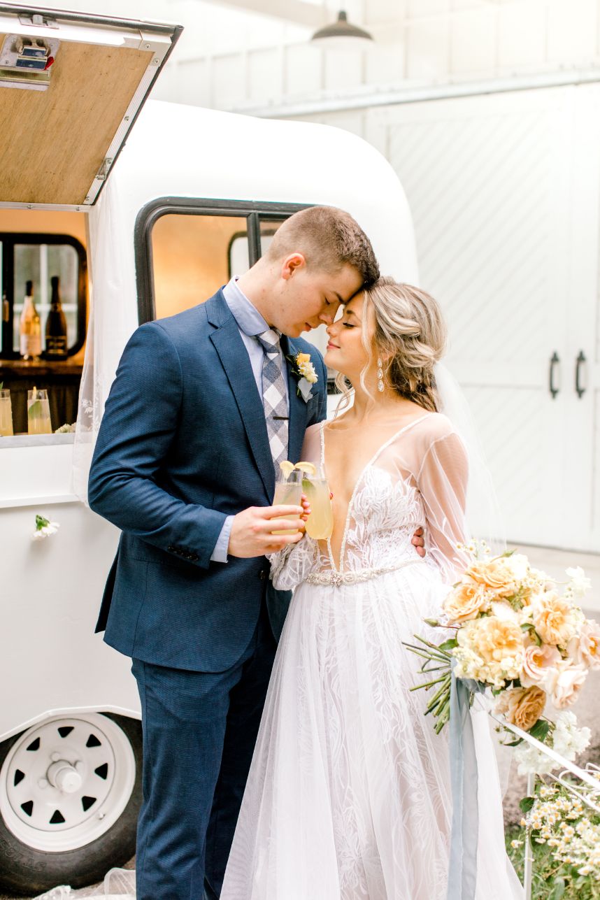 Vintage-Chic Spring Wedding Inspiration Held at Spain Ranch