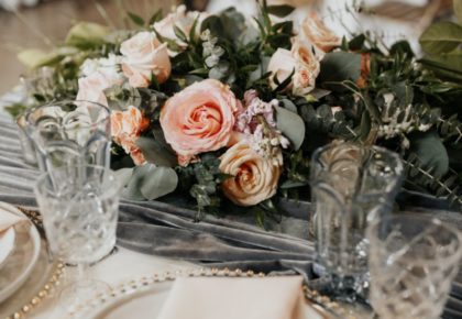 Forest wedding florals