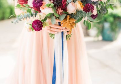 vibrant fall bouquet
