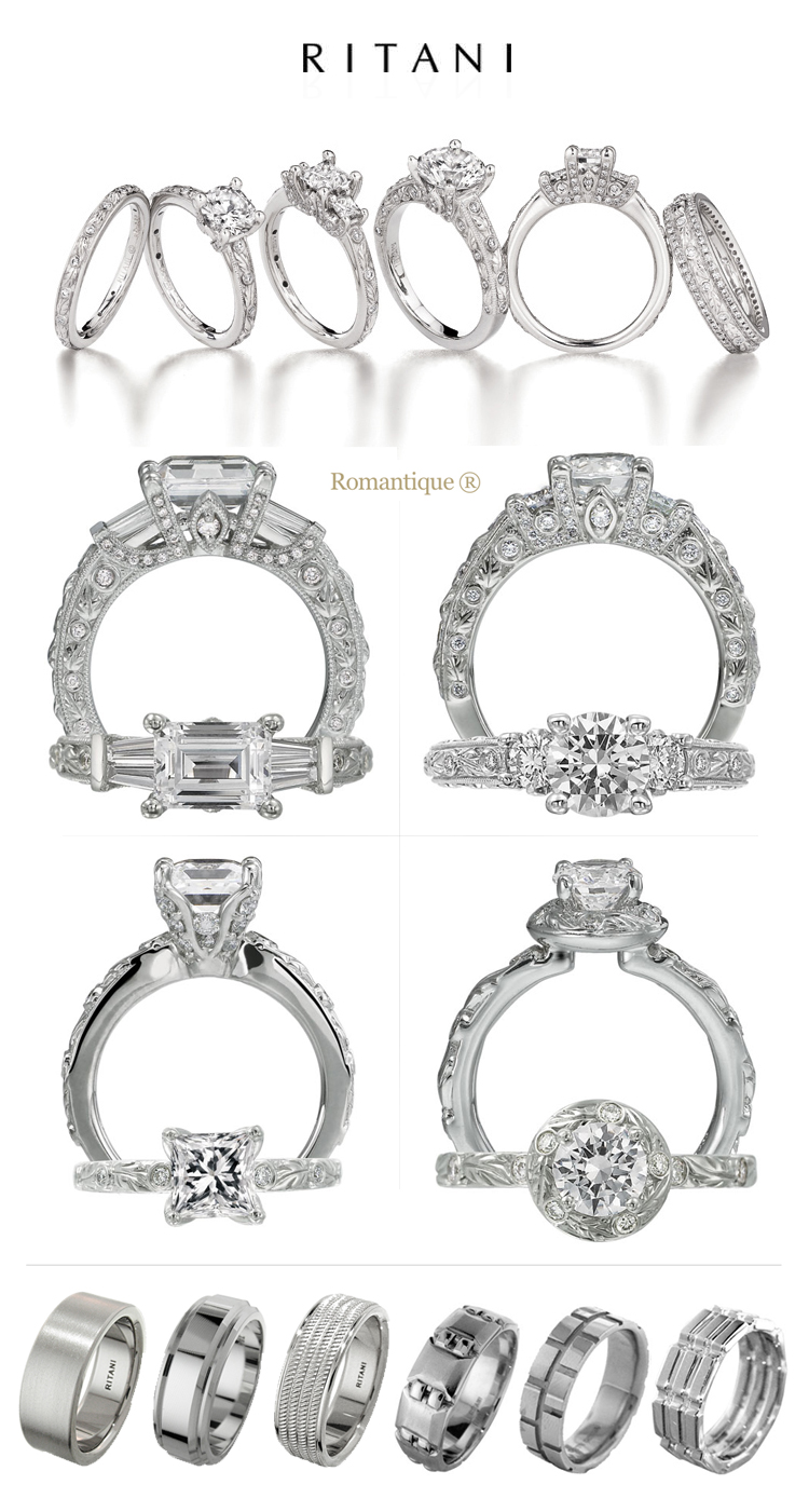 Oklahoma diamond ritani engagment rings B.C. Clark Jewelers in Oklahoma City and Mitchell's Jewelry in Norman