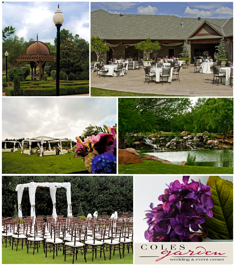 Coles Garden, Oklahoma Wedding Venue, Oklahoma City Reception Site