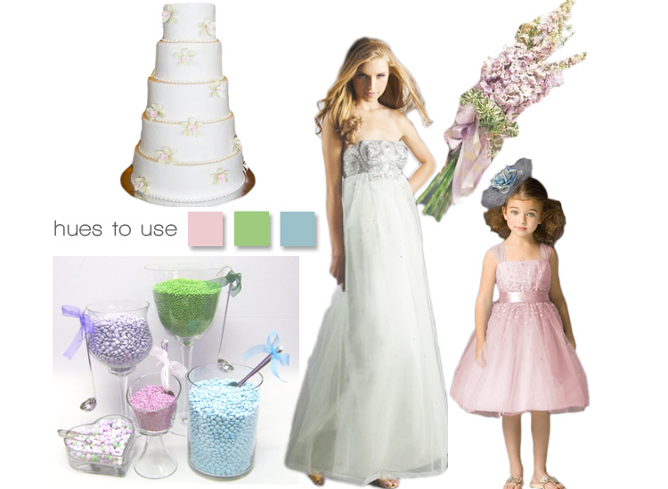 pastels wedding inspiration