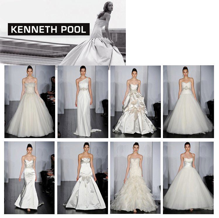 Kenneth Pool Spring 2010 Collection available at Meg Guess Couture Bridal in Oklahoma City