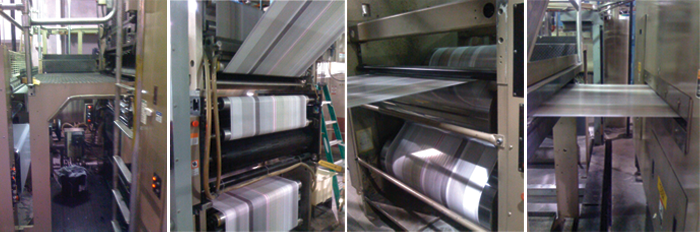 Web Press at Motherall Printing - printing of The Brides of Oklahoma Spring/Summer 2009 issue