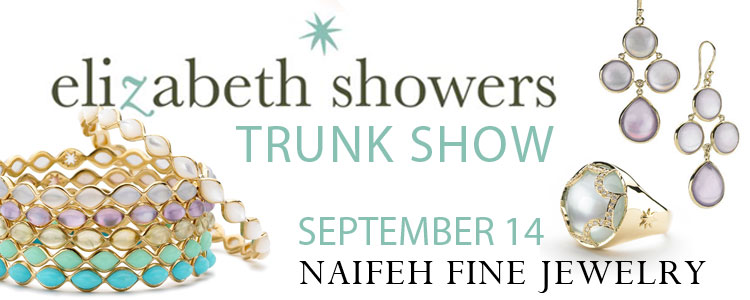Elizabeth Showers wedding jewelry at Naifeh Fine Jewelry