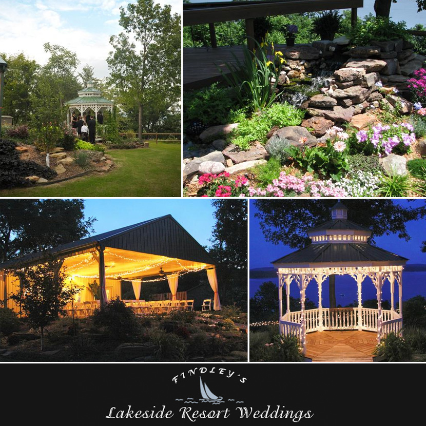 Oklahoma wedding and reception venue Findley's Lakeside Resort 