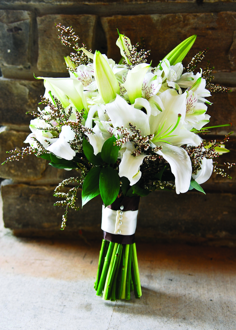 Winter White Wedding Bouquets